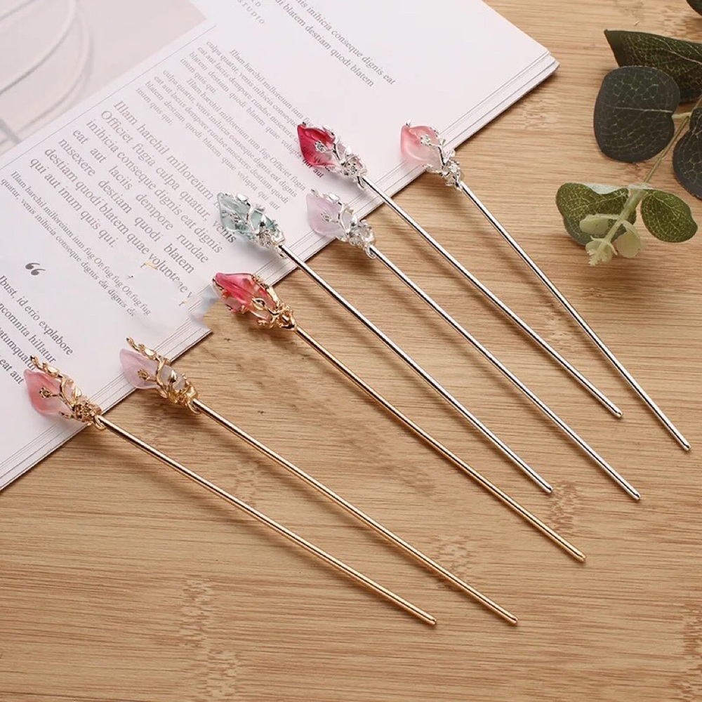 Vintage Chinese Hair Sticks (Set of 7)